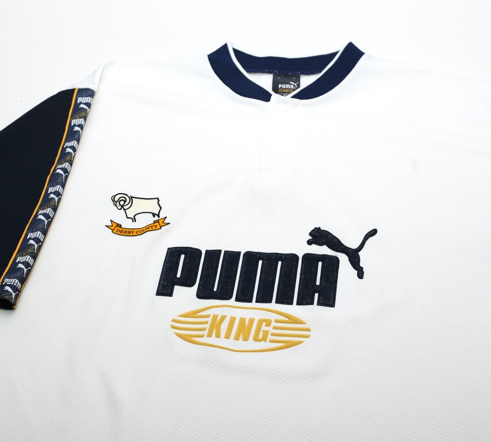 1995/96 DERBY COUNTY Vintage PUMA KING Football Training Shirt (L/XL)