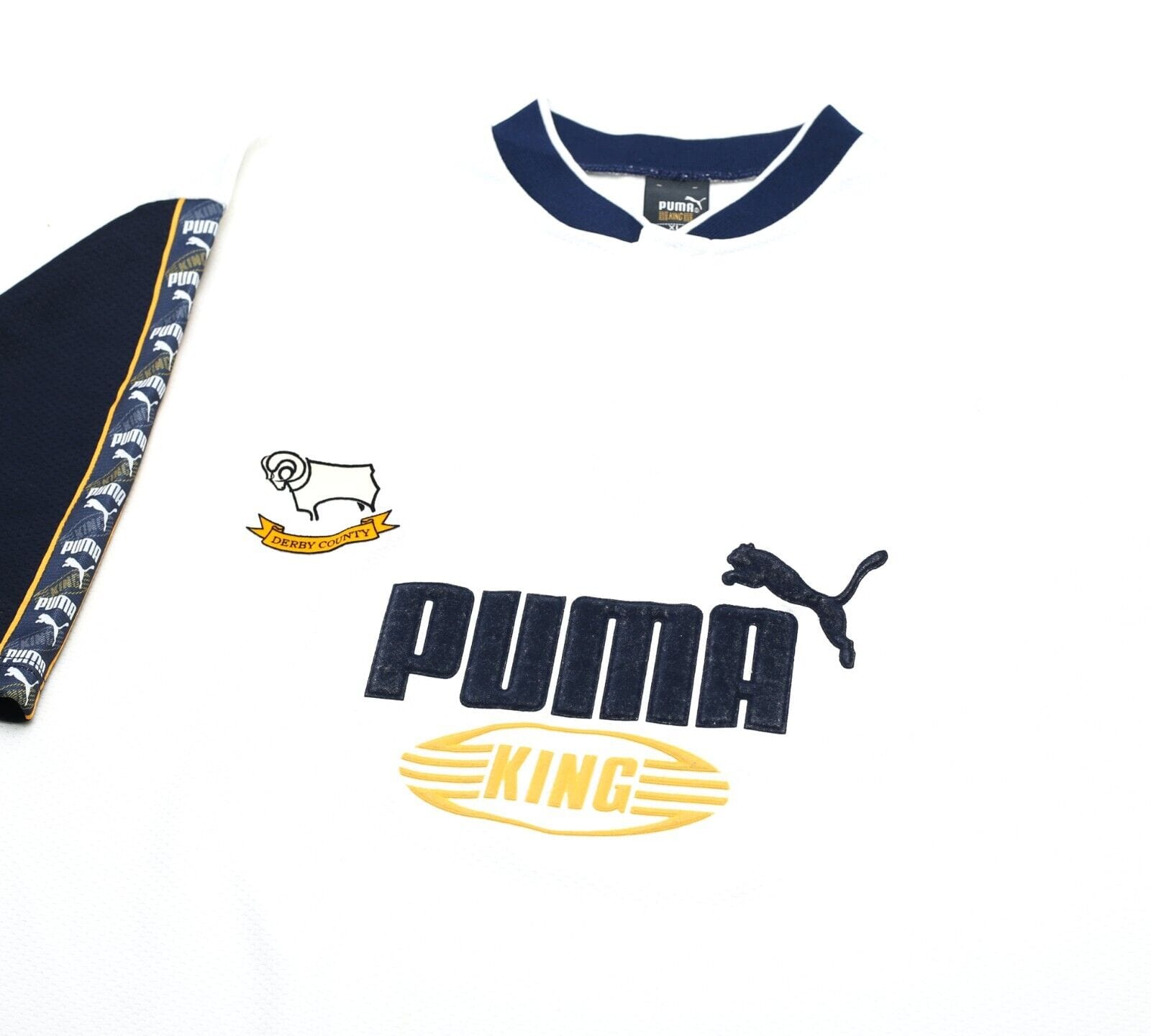 1995/96 DERBY COUNTY Vintage PUMA KING Football Training Shirt (L/XL)