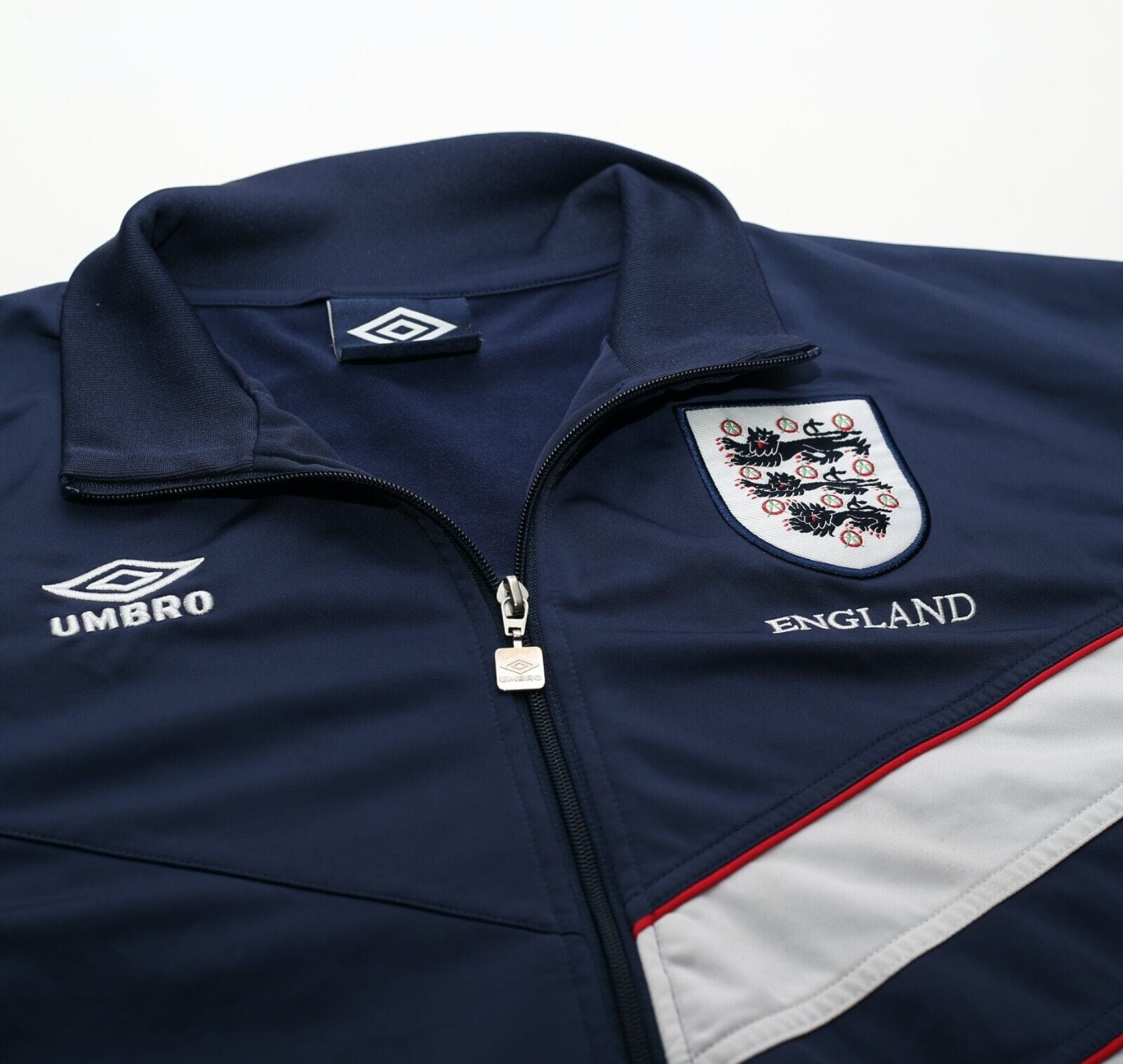 1995/96 ENGLAND Retro Umbro Football Track Top Jacket (L/XL) Euro