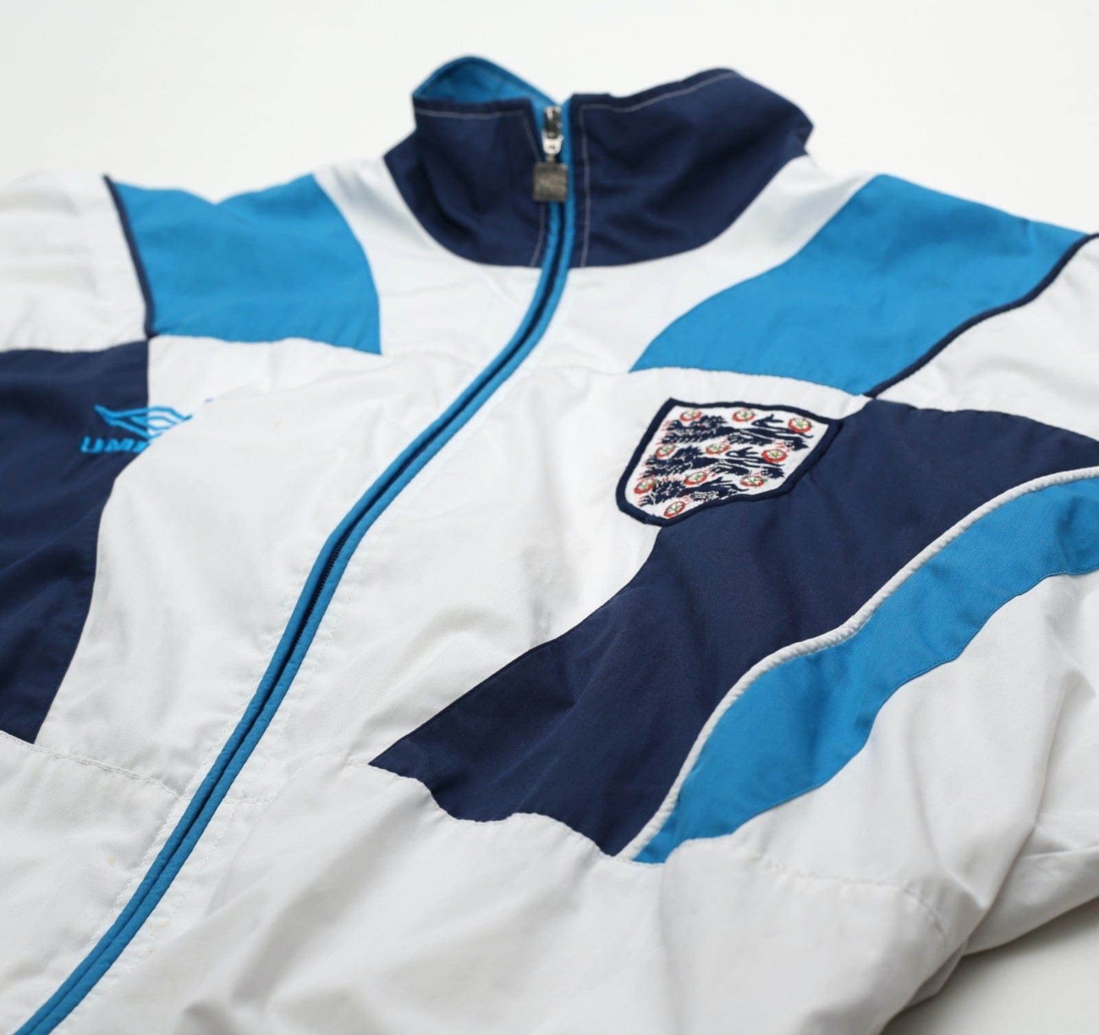 1995/96 ENGLAND Vintage Umbro Football Track Top (S/M) Euro 96