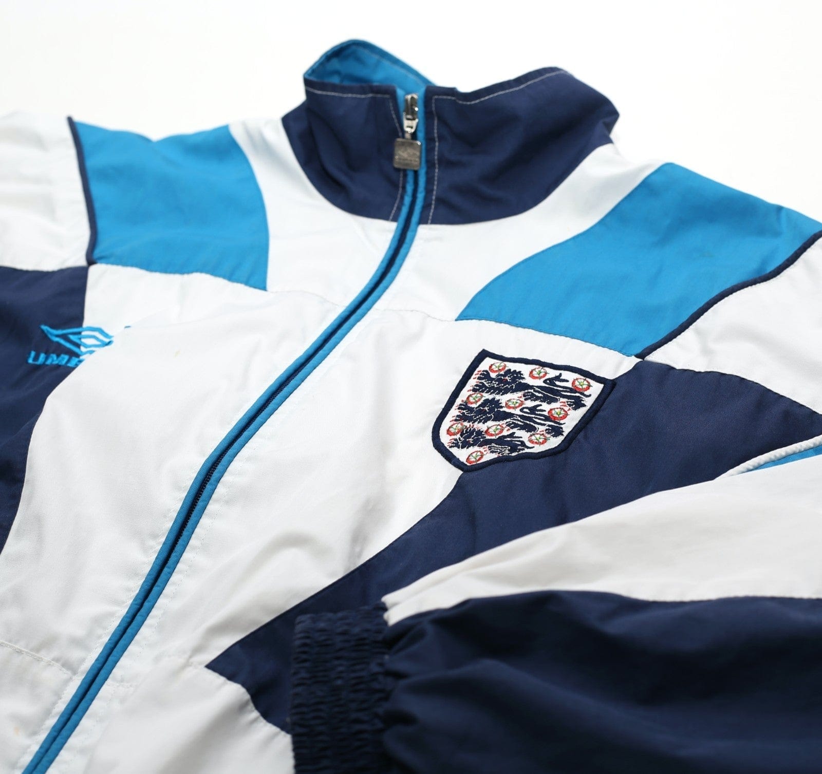 1995/96 ENGLAND Vintage Umbro Football Track Top (S/M) Euro 96