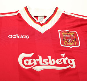 1995/96 FOWLER #23 Liverpool Adidas Home Football Shirt (M)