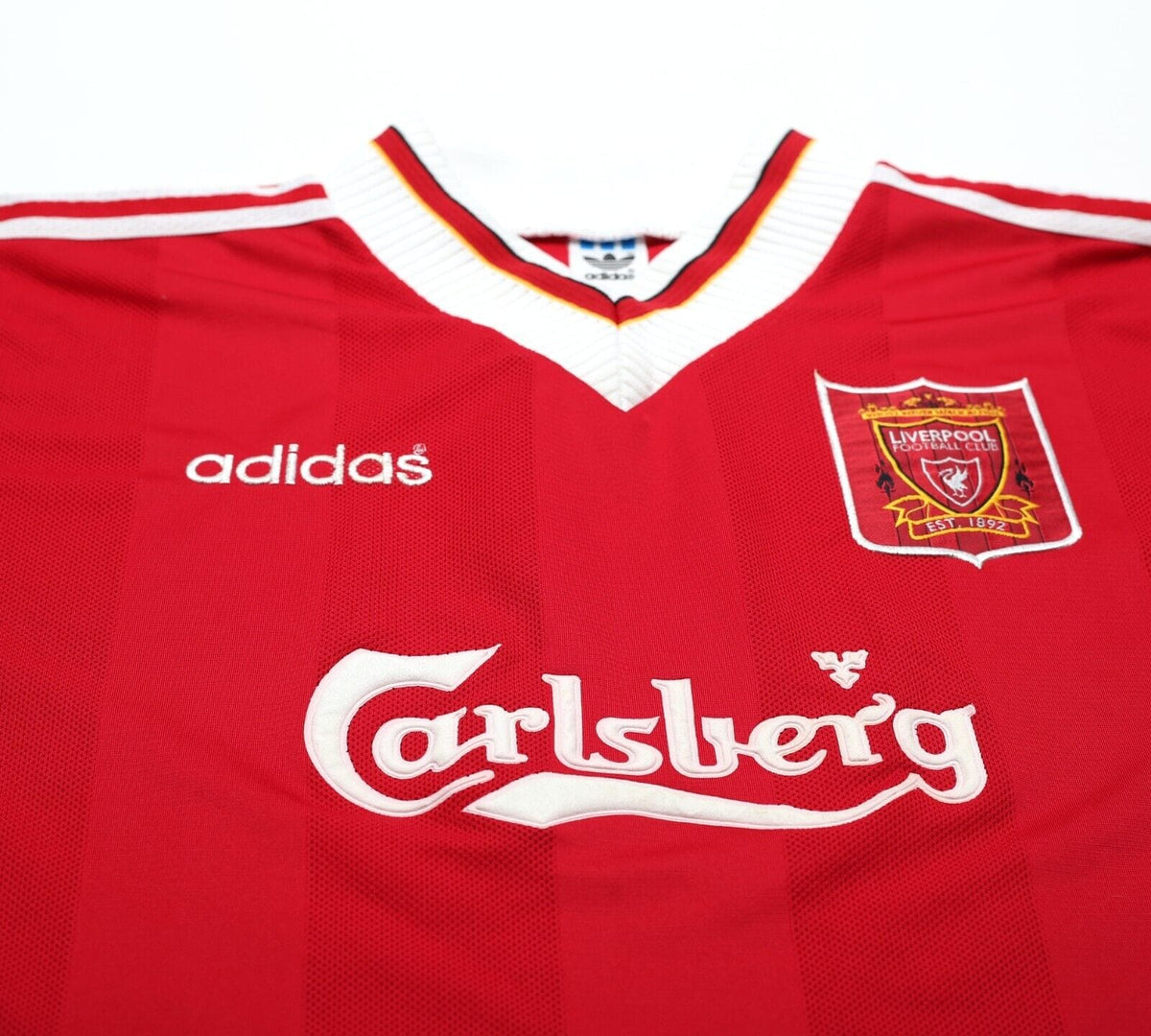 1995/96 FOWLER #23 Liverpool Vintage adidas Home Football Shirt Jersey (L/XL)