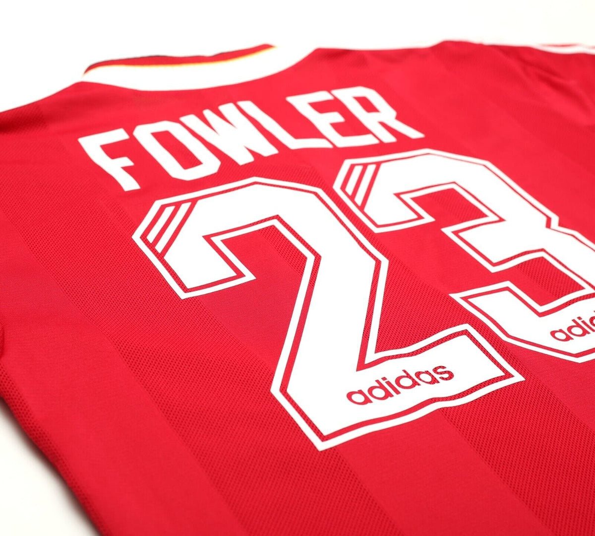 1995/96 FOWLER #23 Liverpool Vintage adidas Home Football Shirt Jersey (L/XL)