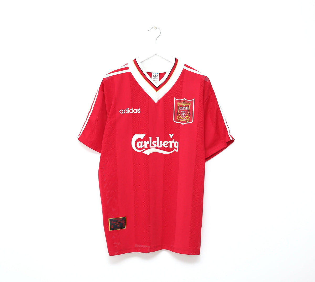 1995/96 FOWLER #23 Liverpool Vintage adidas Home Football Shirt Jersey (L/XL)