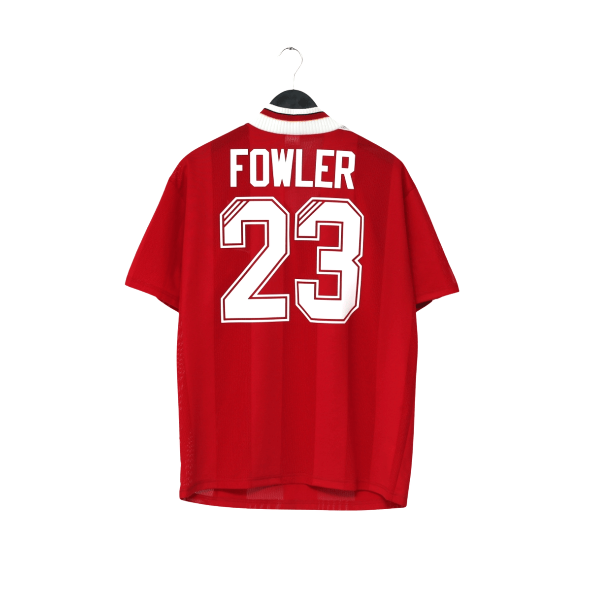 1995/96 Fowler #23 Liverpool Vintage adidas Home Football Shirt (XL)