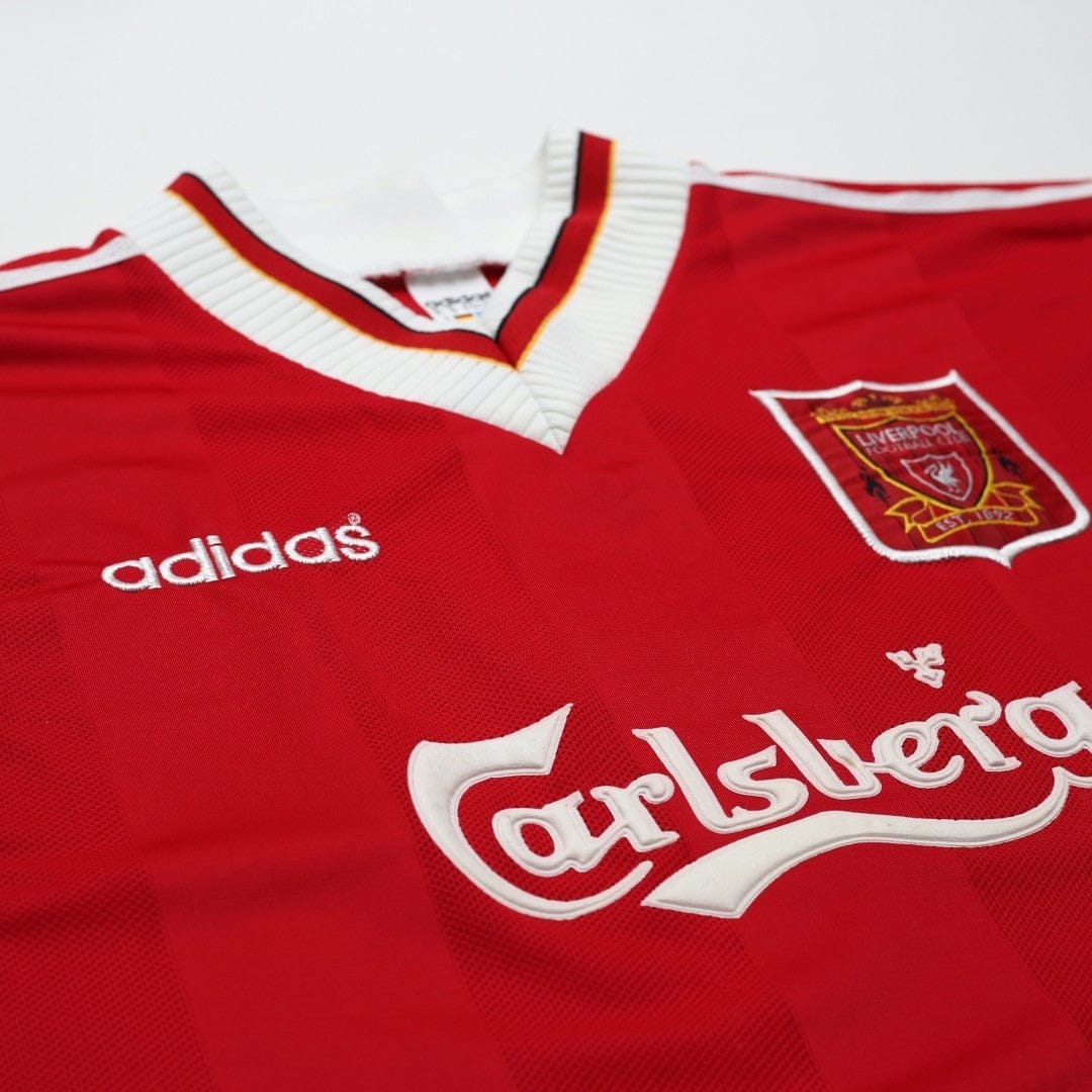 1995/96 Fowler #23 Liverpool Vintage adidas Home Football Shirt (XL)