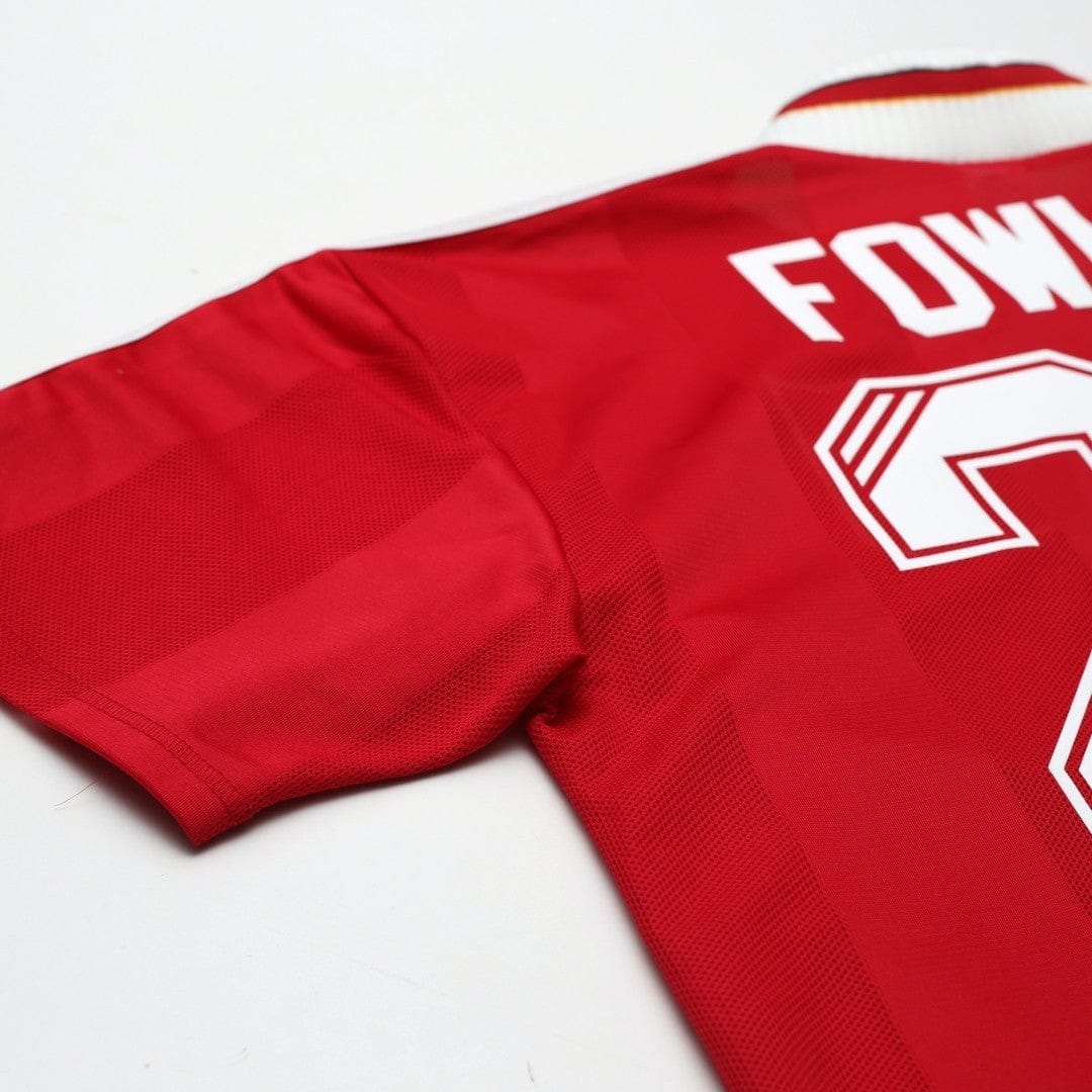 1995/96 Fowler #23 Liverpool Vintage adidas Home Football Shirt (XL)