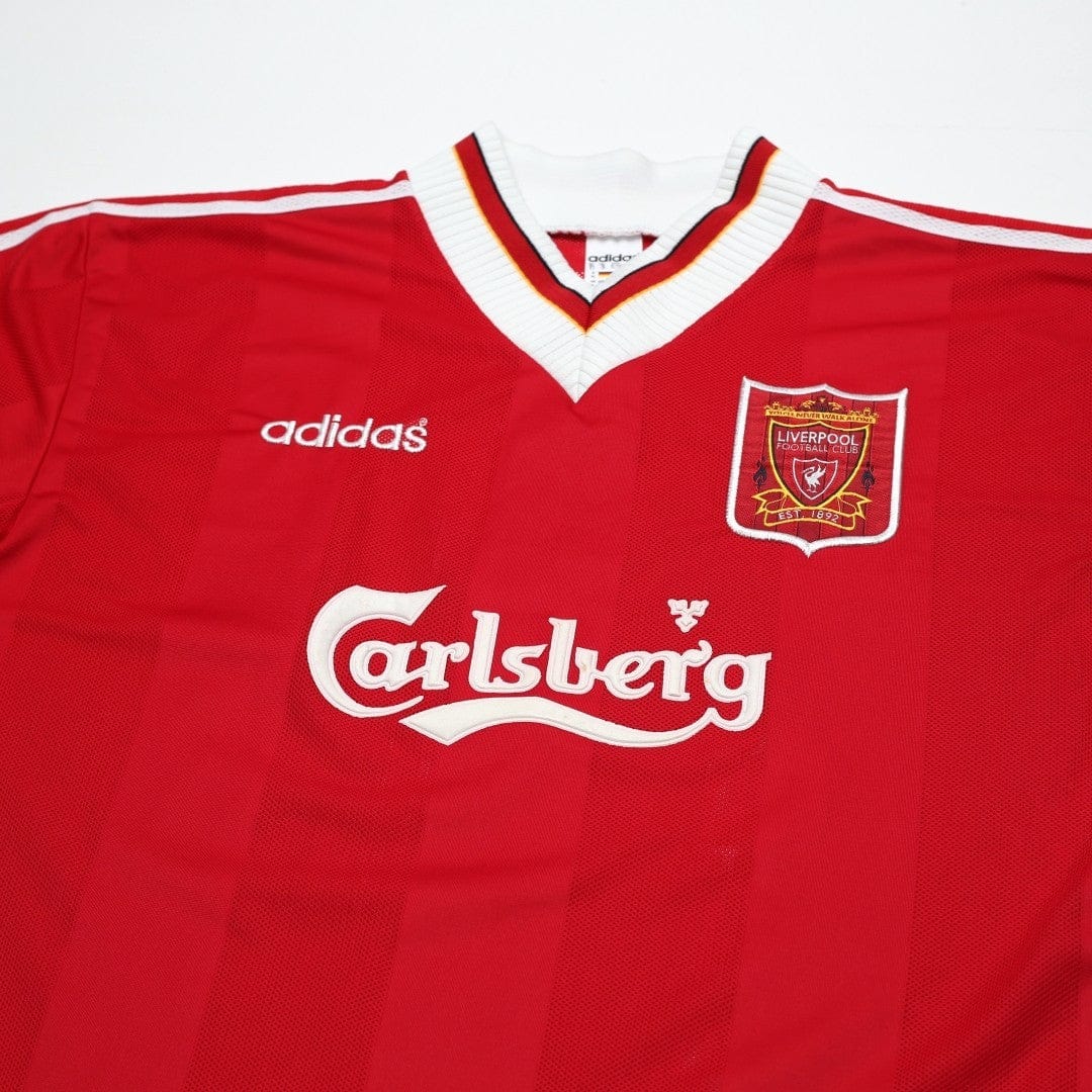 1995/96 Fowler #23 Liverpool Vintage adidas Home Football Shirt (XL)