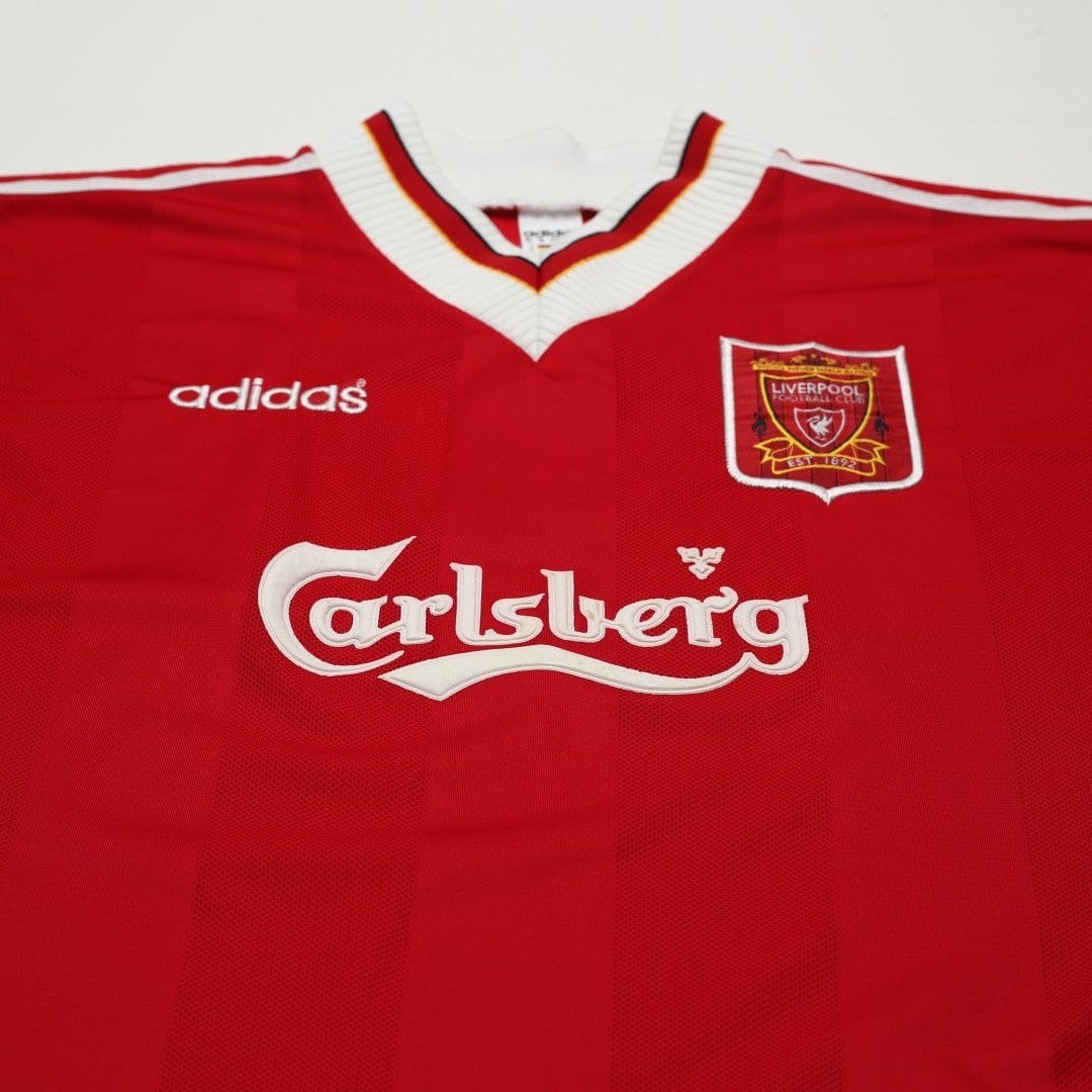 1995/96 Fowler #23 Liverpool Vintage adidas Home Football Shirt (XL)