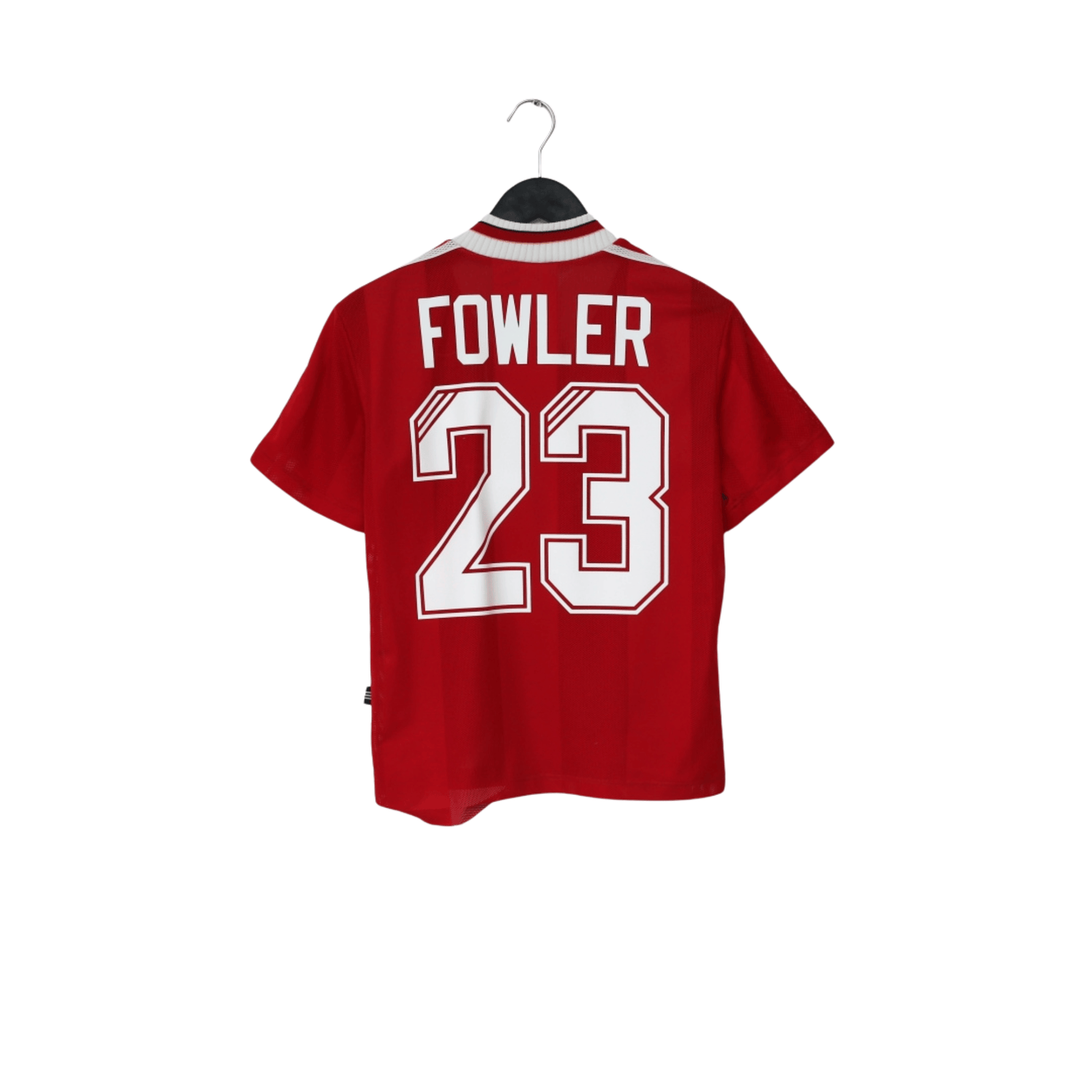 1995/96 Fowler #23 Liverpool Vintage adidas Home Football Shirt (XLB/XS)
