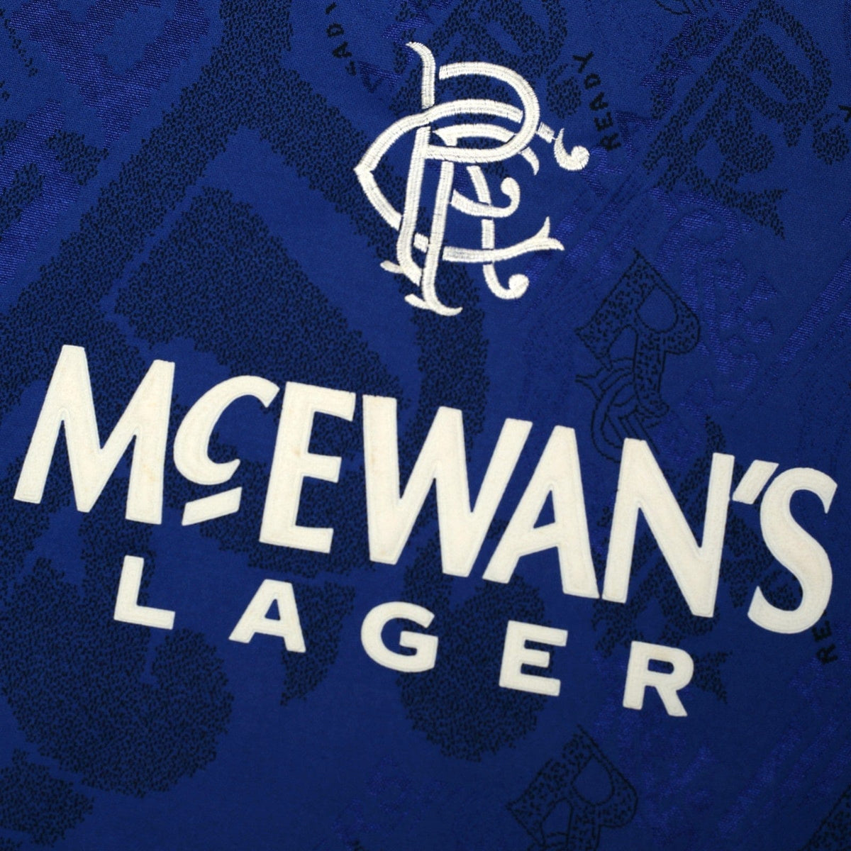 1995/96 Gascoigne #8 Rangers Vintage adidas Home Football Shirt (L)