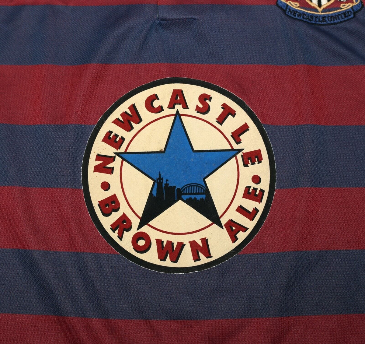 1995/96 GINOLA #14 Newcastle United Vintage adidas Away Football Shirt (M)