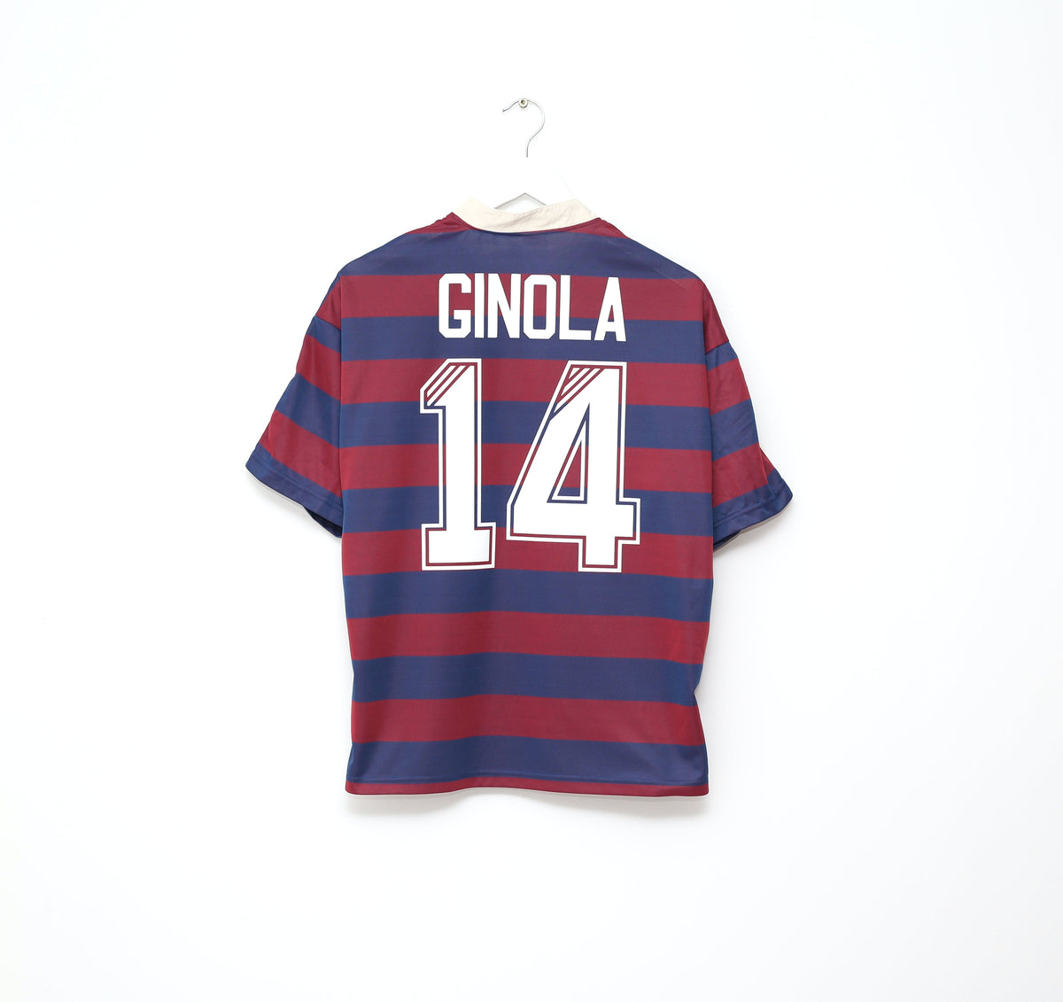 1995/96 GINOLA #14 Newcastle United Vintage adidas Away Football Shirt (M)