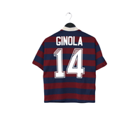 1995/96 Ginola #14 Newcastle United Vintage adidas Away Football Shirt (S)