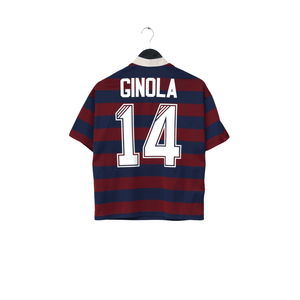 1995/96 Ginola #14 Newcastle United Vintage adidas Away Football Shirt (S)