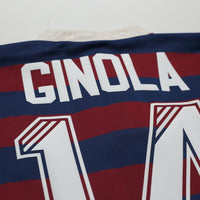 1995/96 Ginola #14 Newcastle United Vintage adidas Away Football Shirt (S)