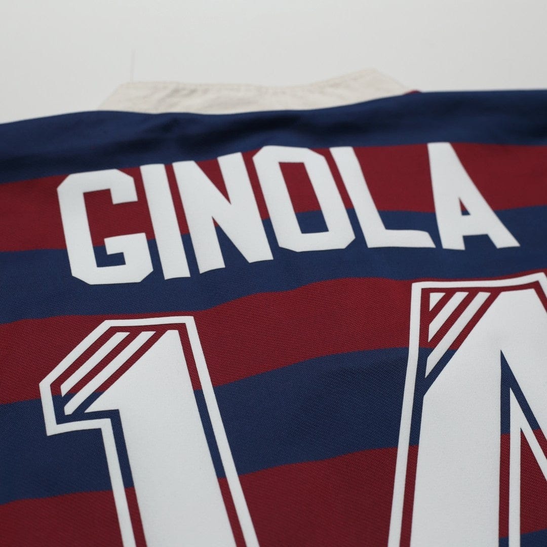 1995/96 Ginola #14 Newcastle United Vintage adidas Away Football Shirt (S)