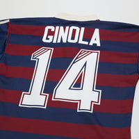 1995/96 Ginola #14 Newcastle United Vintage adidas Away Football Shirt (S)