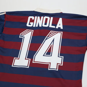 1995/96 Ginola #14 Newcastle United Vintage adidas Away Football Shirt (S)
