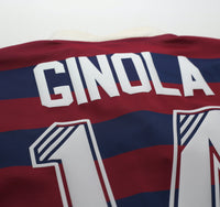1995/96 Ginola #14 Newcastle United Vintage adidas Away Football Shirt (XL)