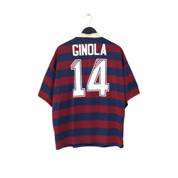 1995/96 Ginola #14 Newcastle United Vintage adidas Away Football Shirt (XXL)