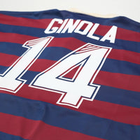 1995/96 Ginola #14 Newcastle United Vintage adidas Away Football Shirt (XXL)