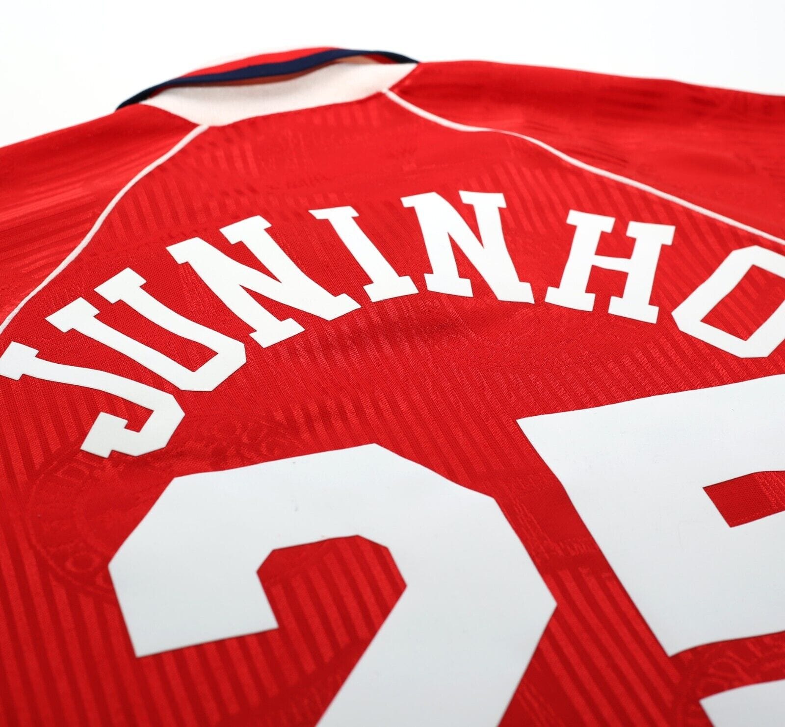 1995/96 JUNINHO #25 Middlesbrough Vintage errea Home Football Shirt (L)