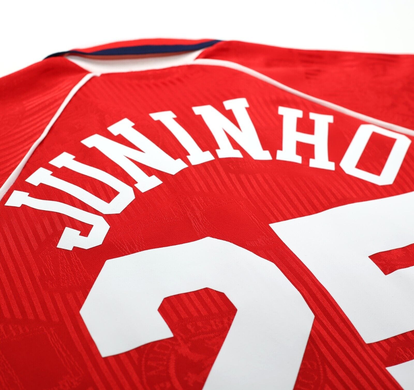 1995/96 JUNINHO #25 Middlesbrough Vintage Errea Home Football Shirt (XL)