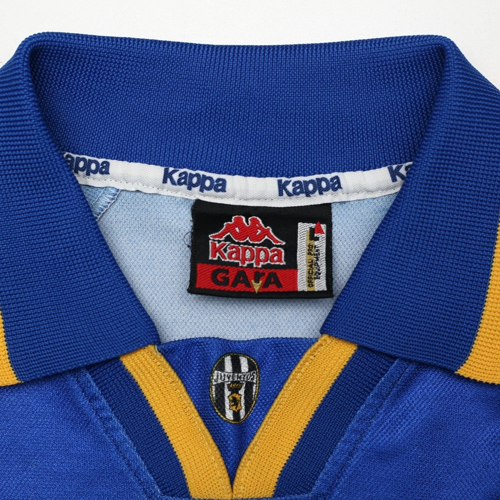 1995/96 Juventus Vintage Kappa Long Sleeve Away Football Shirt (L)