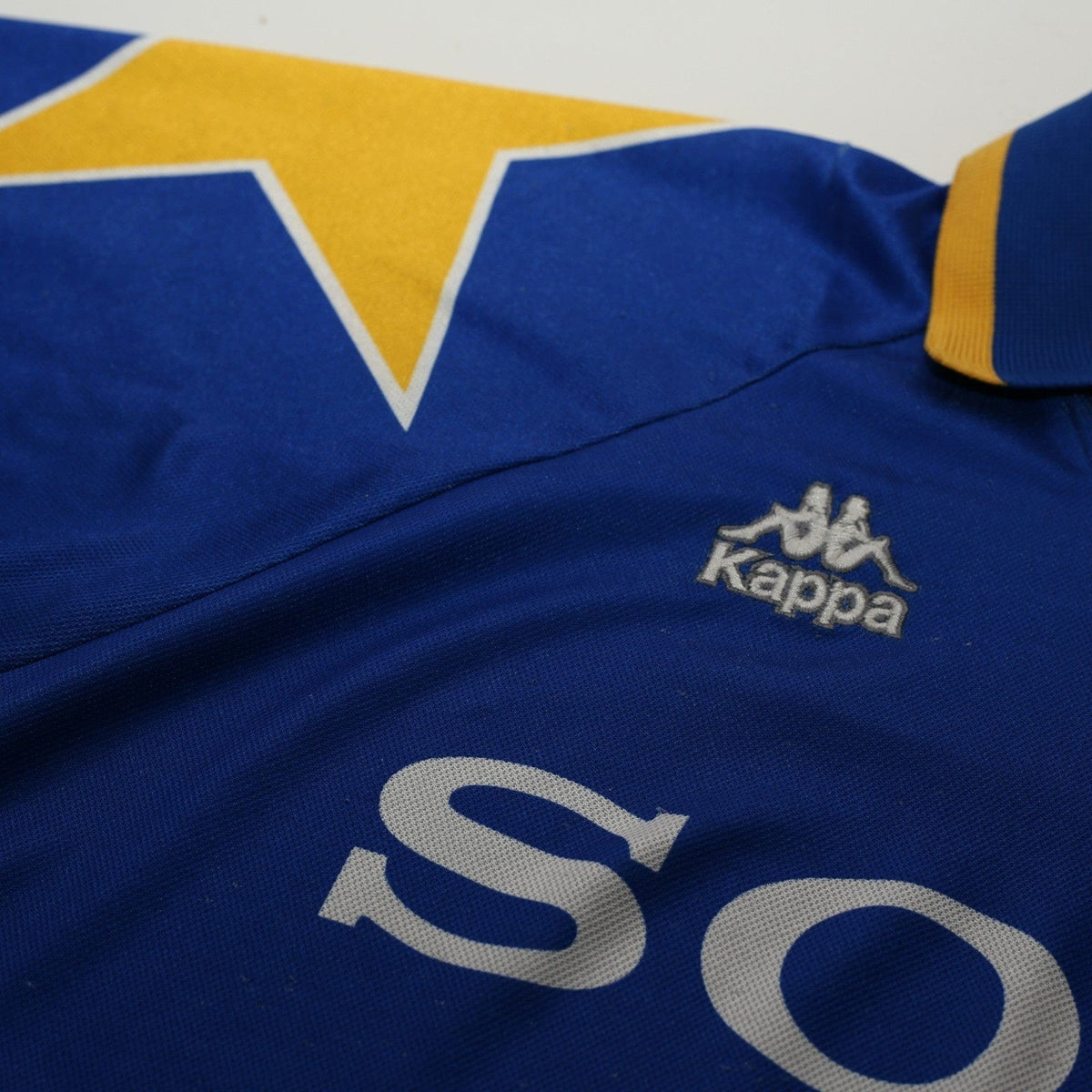 1995/96 Juventus Vintage Kappa Long Sleeve Away Football Shirt (L)