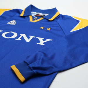 1995/96 Juventus Vintage Kappa Long Sleeve Away Football Shirt (L)