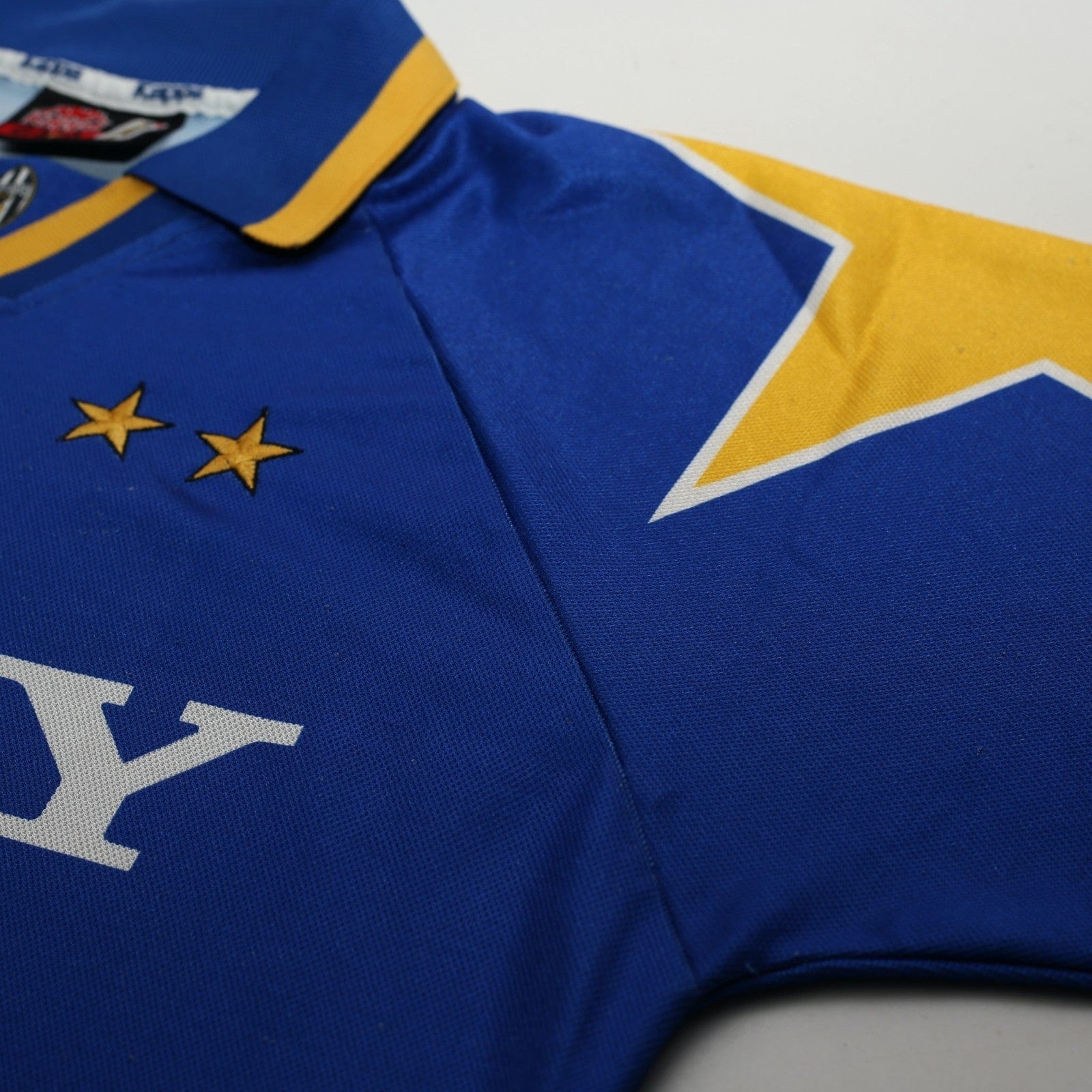 1995/96 Juventus Vintage Kappa Long Sleeve Away Football Shirt (L)