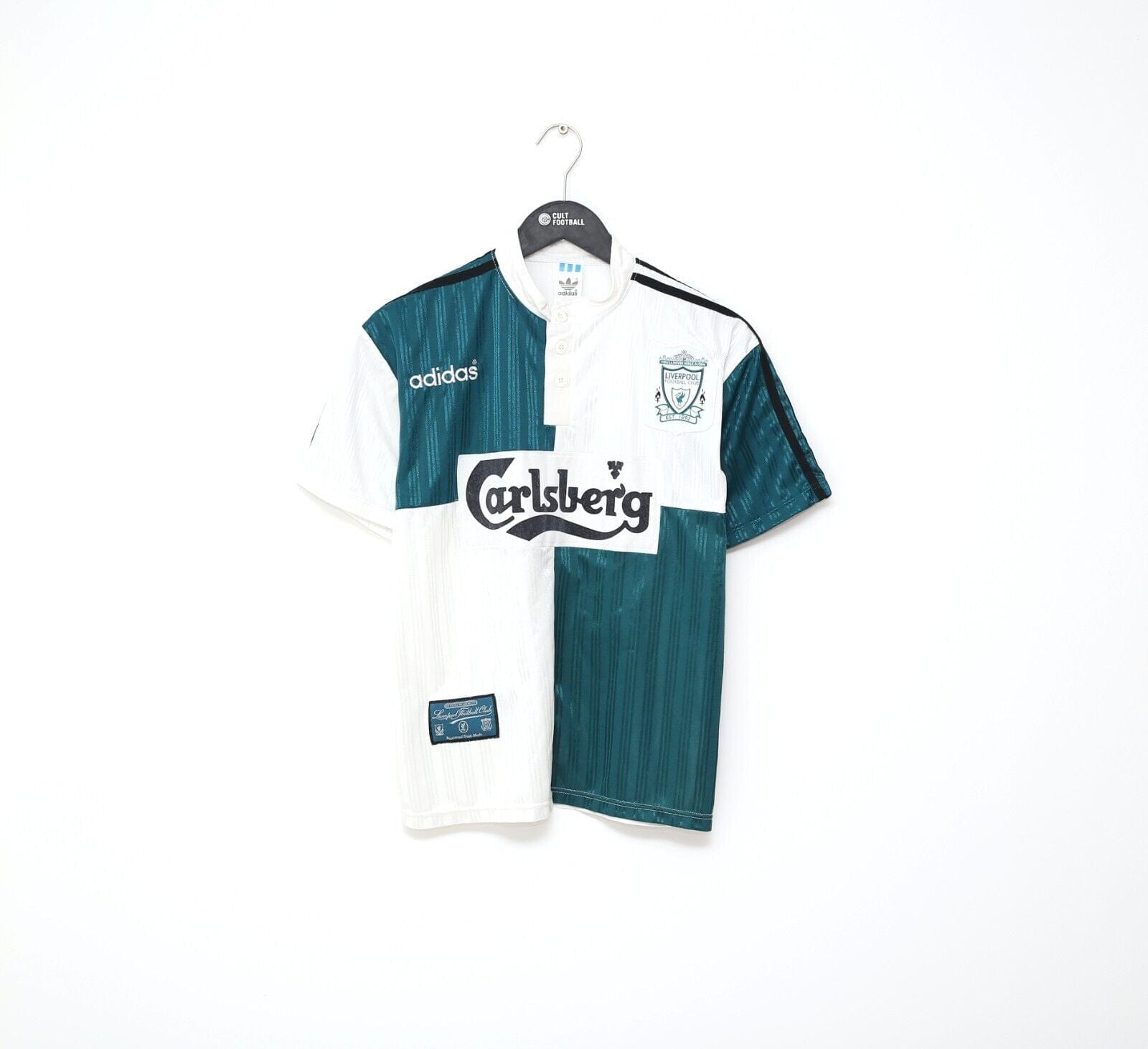 1995/96 LIVERPOOL Vintage adidas Away Football Shirt Jersey