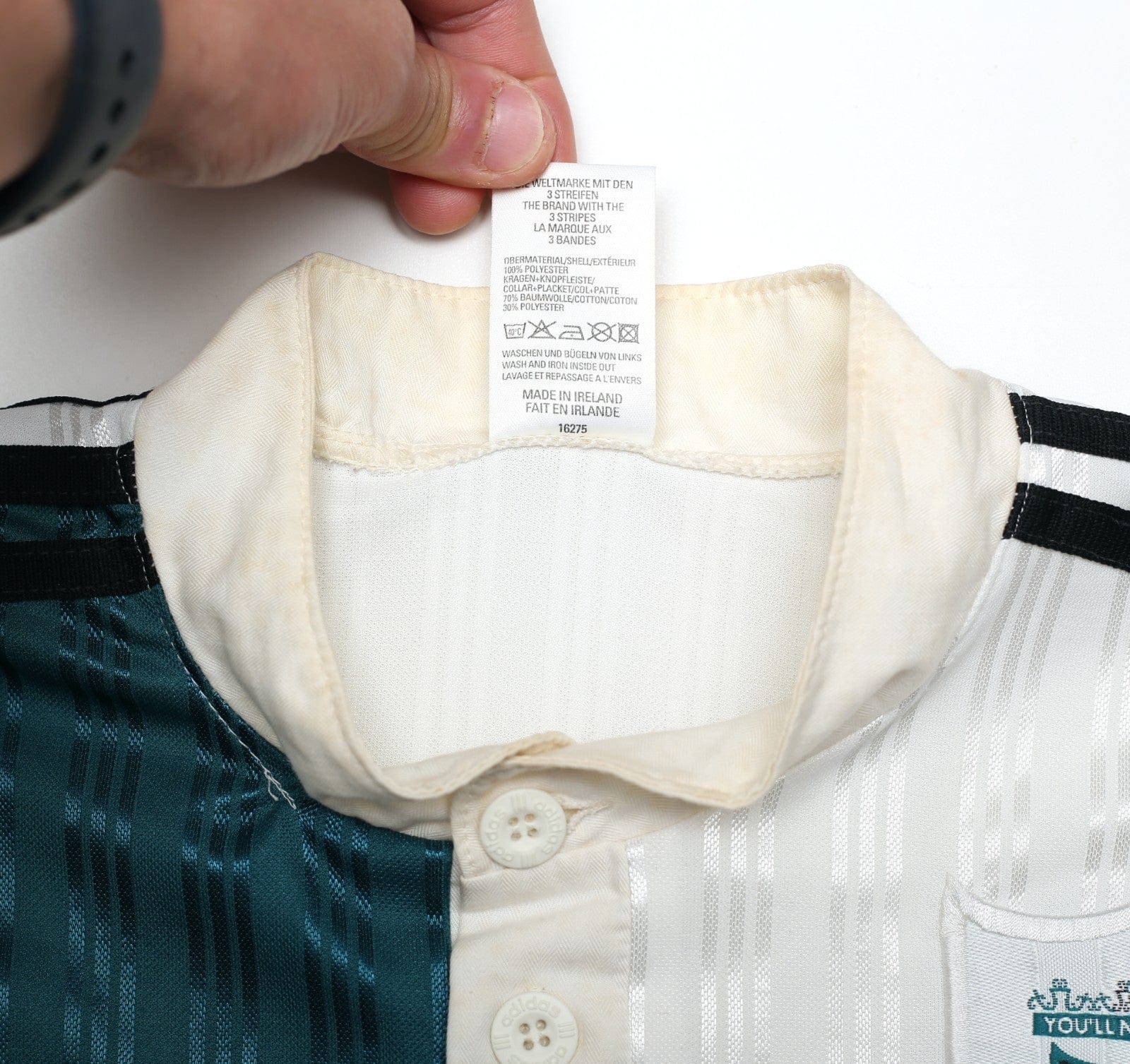 1995/96 LIVERPOOL Vintage adidas Away Football Shirt (S)