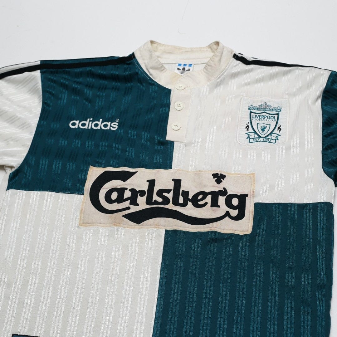 1995/96 Liverpool Vintage adidas Away Football Shirt (S/M)