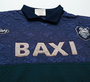 1995/96 LUCAS/VAUGHN #1 Preston North End MATCH WORN GK Football Shirt (XL)