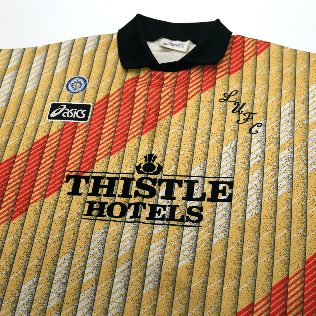 1995/96 Lukic #1 Leeds United Vintage Asics Goalkeeper Football Shirt (XL) GK