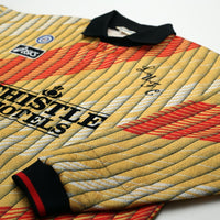 1995/96 Lukic #1 Leeds United Vintage Asics Goalkeeper Football Shirt (XL) GK