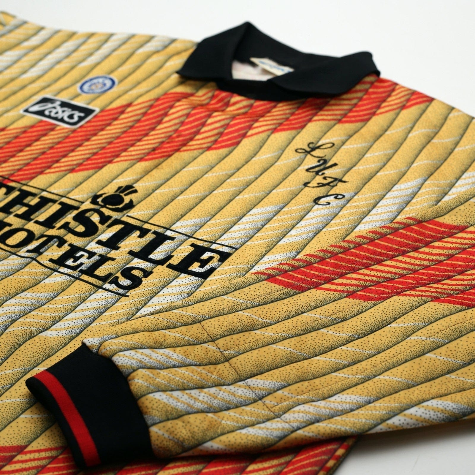 1995/96 Lukic #1 Leeds United Vintage Asics Goalkeeper Football Shirt (XL) GK