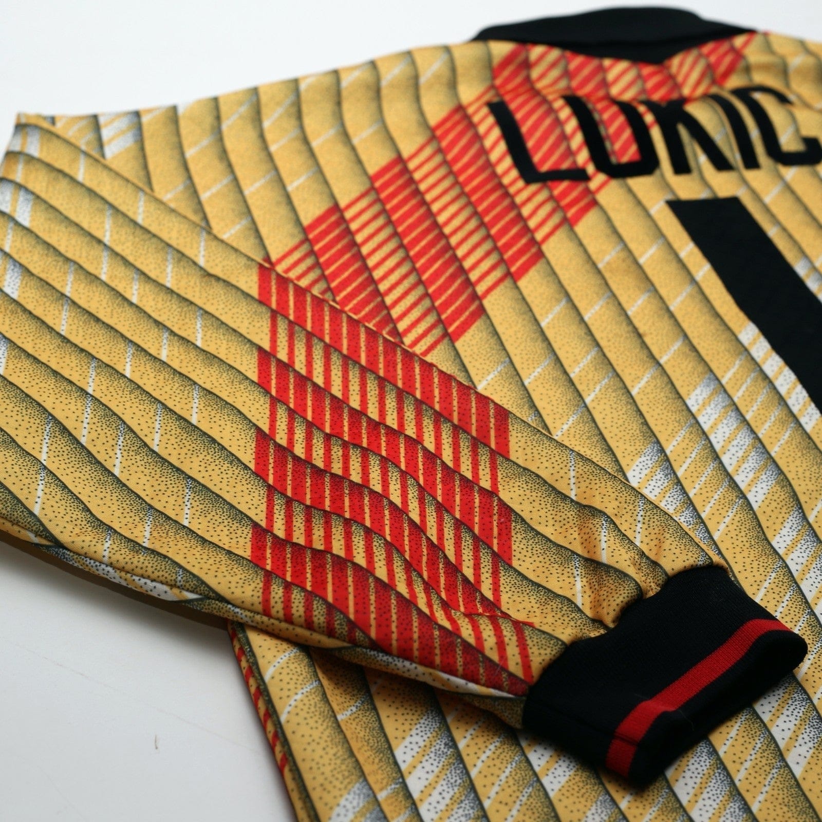 1995/96 Lukic #1 Leeds United Vintage Asics Goalkeeper Football Shirt (XL) GK