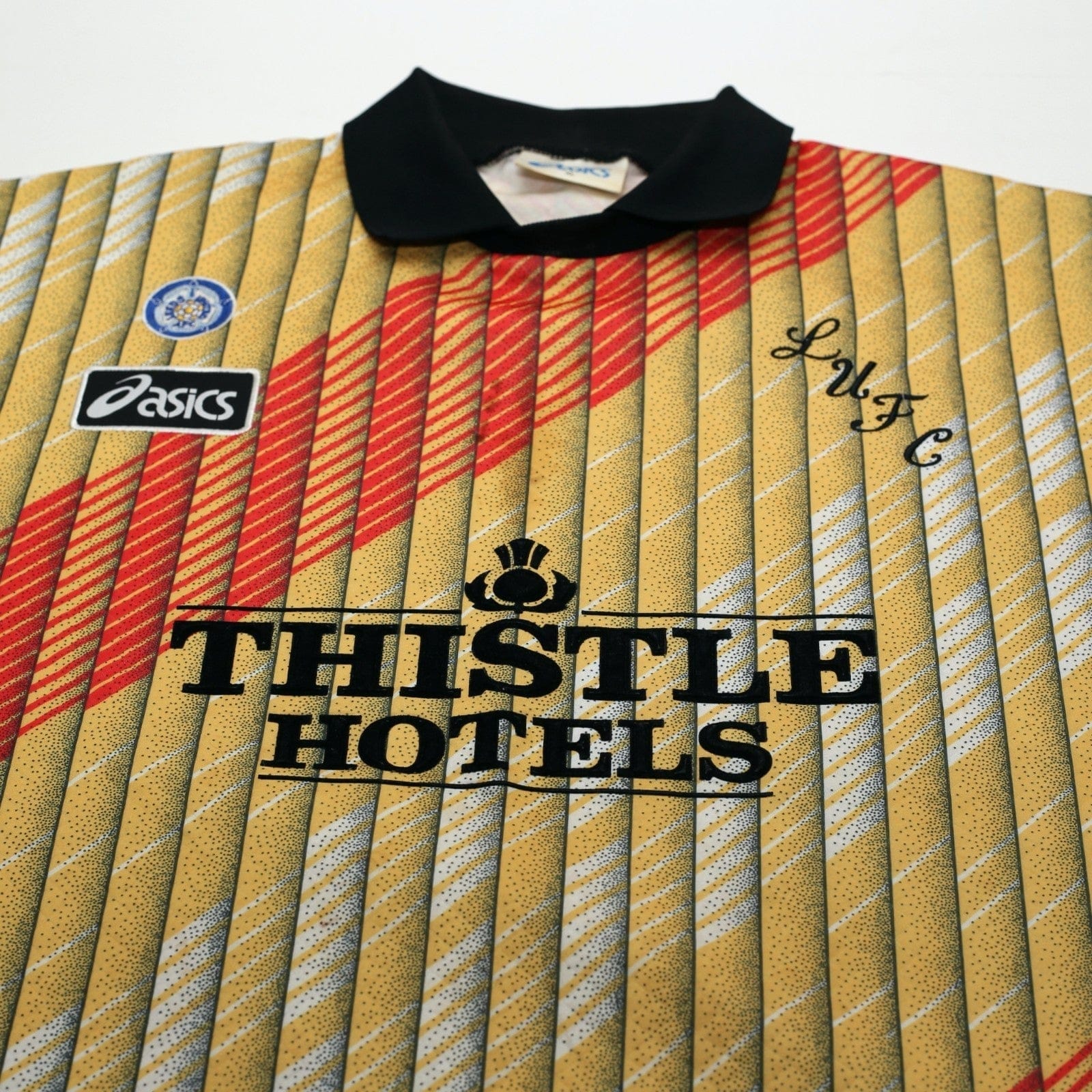 1995/96 Lukic #1 Leeds United Vintage Asics Goalkeeper Football Shirt (XL) GK