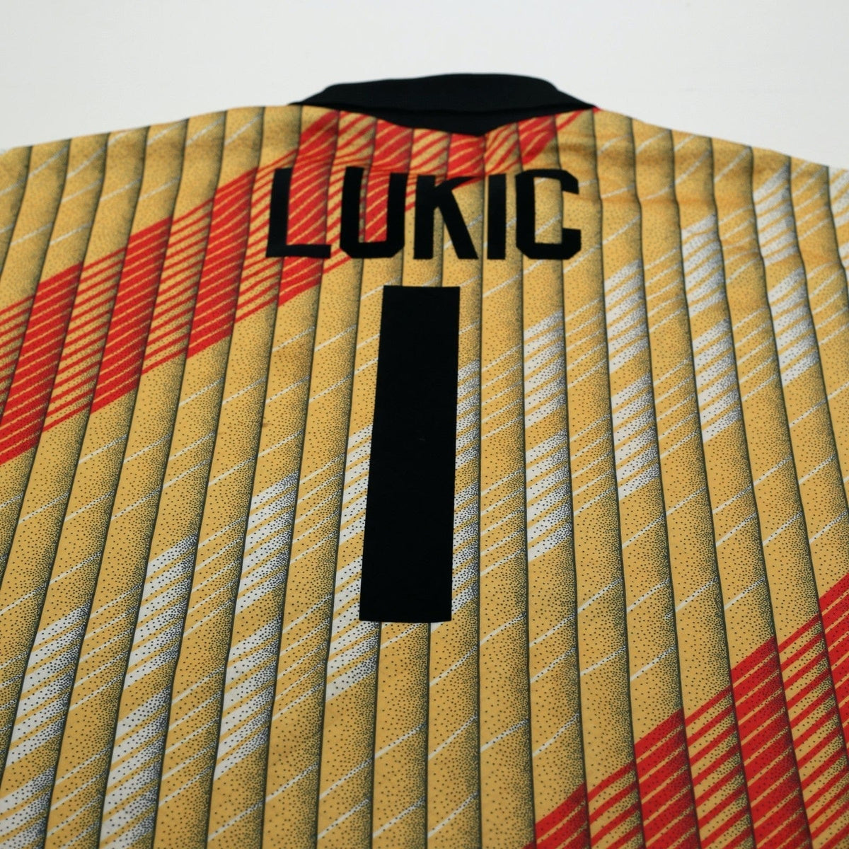 1995/96 Lukic #1 Leeds United Vintage Asics Goalkeeper Football Shirt (XL) GK