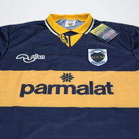 1995/96 Maradona #10 Boca Juniors Olan Reissue Parmalat LS Shirt 42 (L) BNWT
