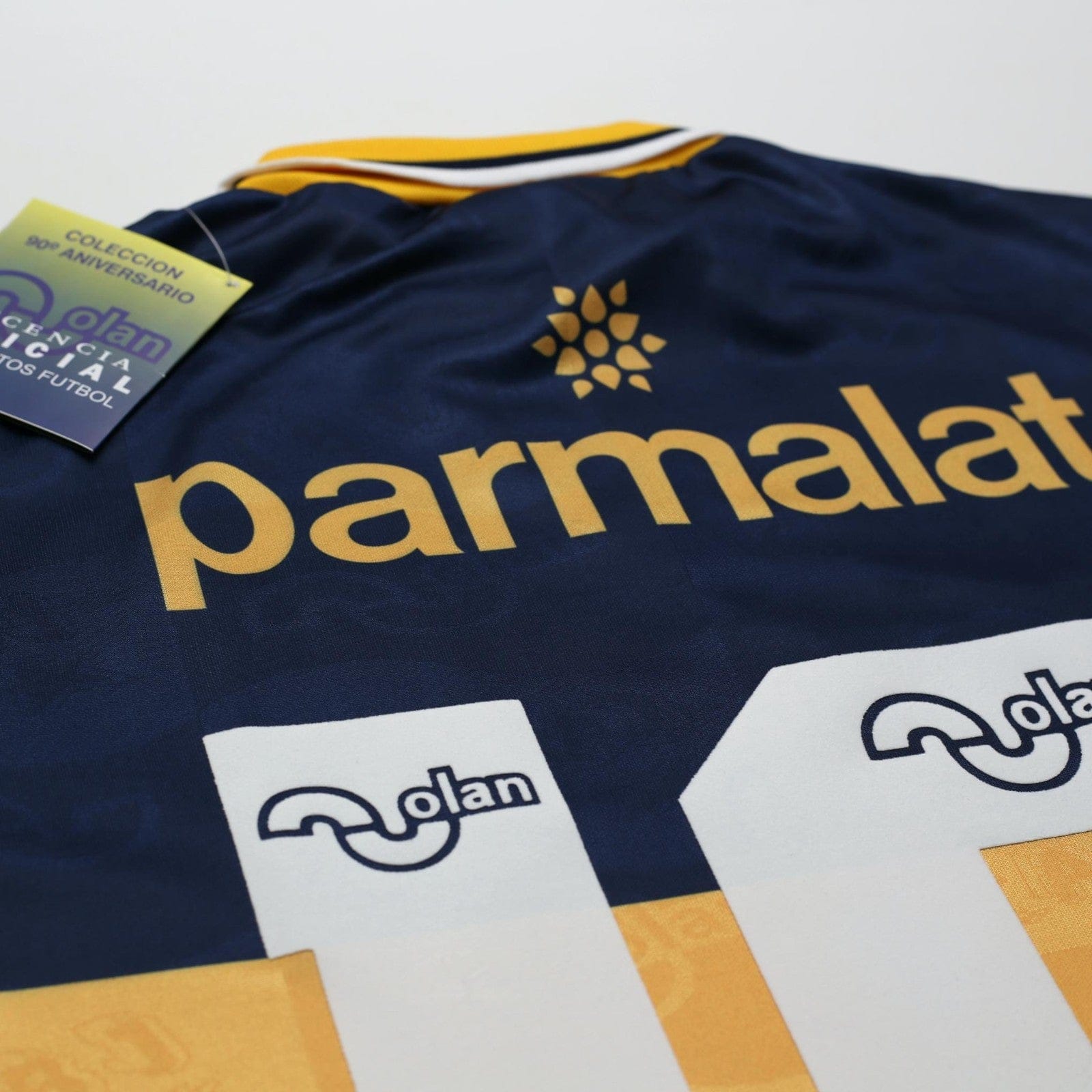 1995/96 Maradona #10 Boca Juniors Olan Reissue Parmalat SS Shirt 40 (M) BNWT