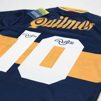 1995/96 Maradona #10 Boca Juniors Olan Reissue Quilmes LS Shirt 40 (M) BNWT