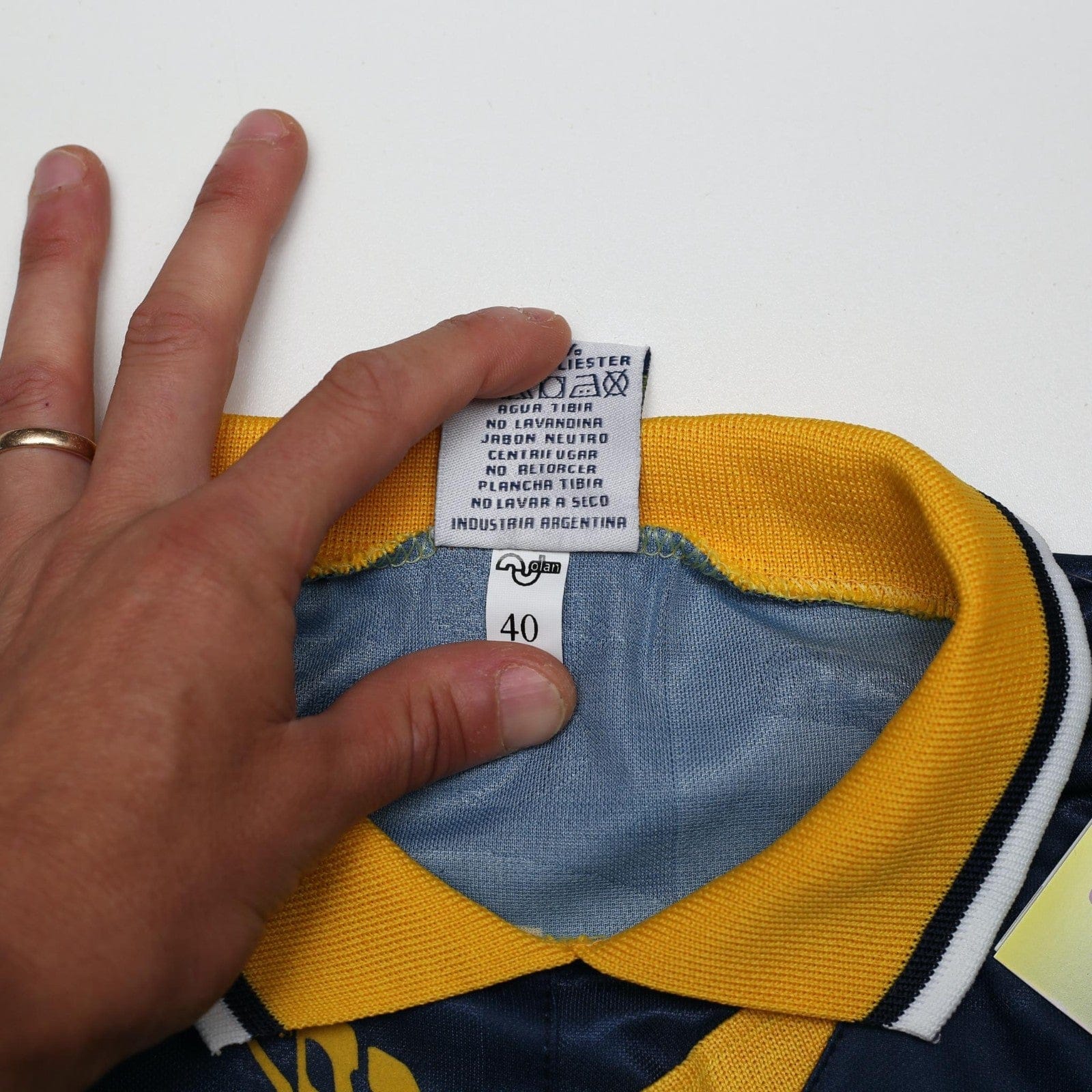 1995/96 Maradona #10 Boca Juniors Olan Reissue Quilmes LS Shirt 40 (M) BNWT
