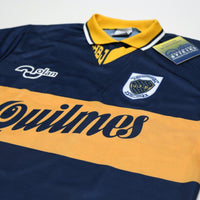 1995/96 Maradona #10 Boca Juniors Olan Reissue Quilmes LS Shirt 42 (L) BNWT