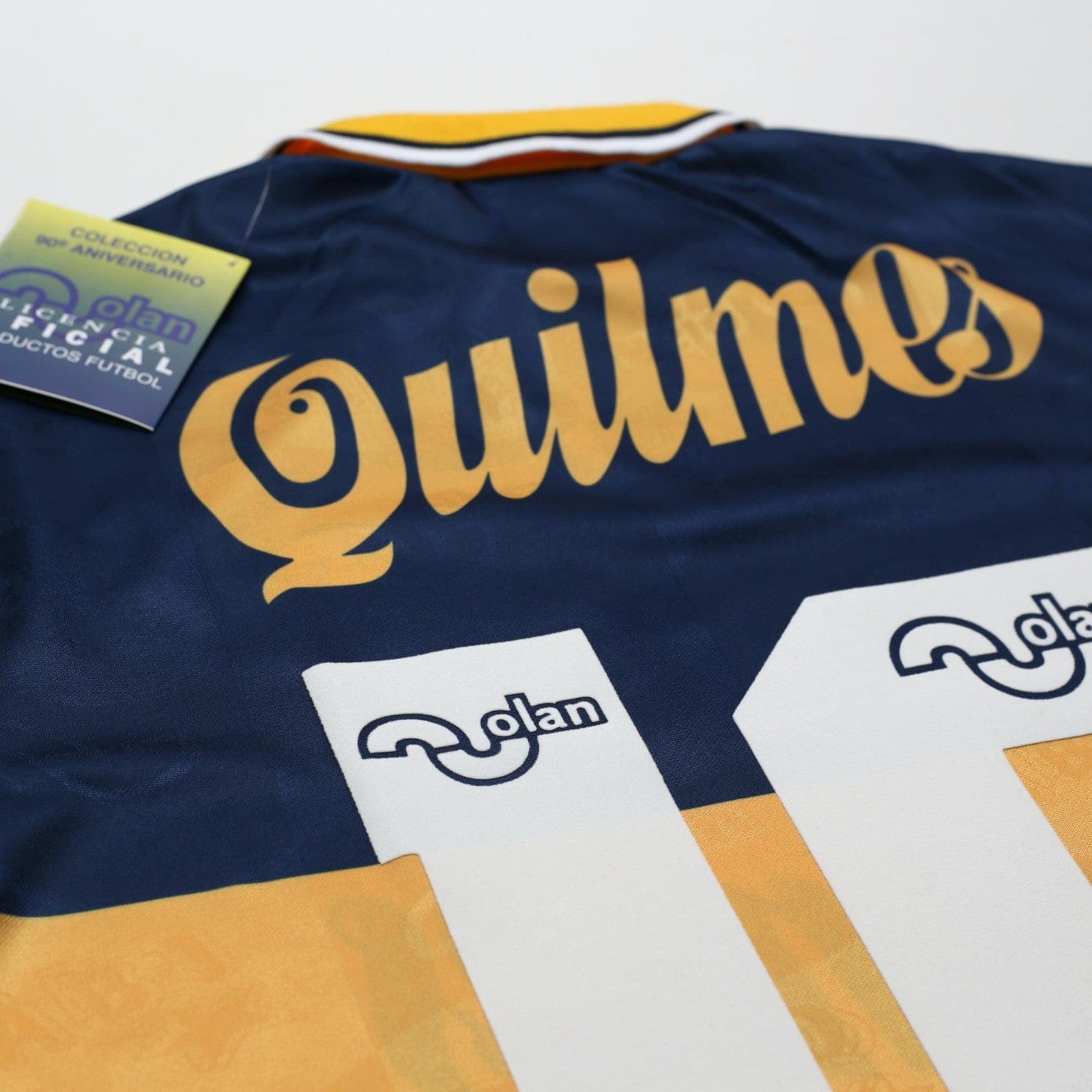 1995/96 Maradona #10 Boca Juniors Olan Reissue Quilmes LS Shirt 44 (XL) BNWT