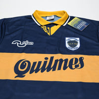 1995/96 Maradona #10 Boca Juniors Olan Reissue Quilmes LS Shirt 44 (XL) BNWT